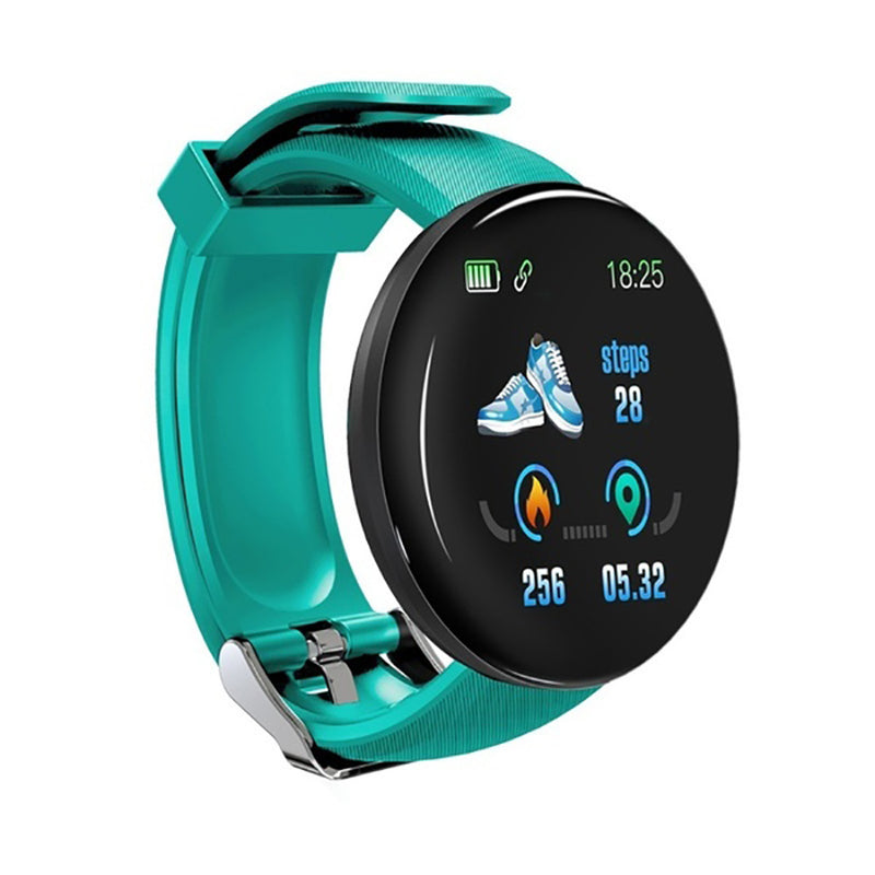 D18 Men Women Blood Pressure Heart Rate Monitor Smart Watch