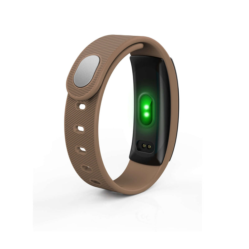 QS80 heart rate and blood oxygen exercise meter waterproof health ring with green LED display.