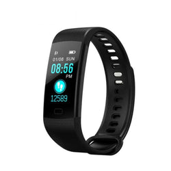 QS80 heart rate and blood oxygen exercise meter wristband with USB interface and health monitoring features.