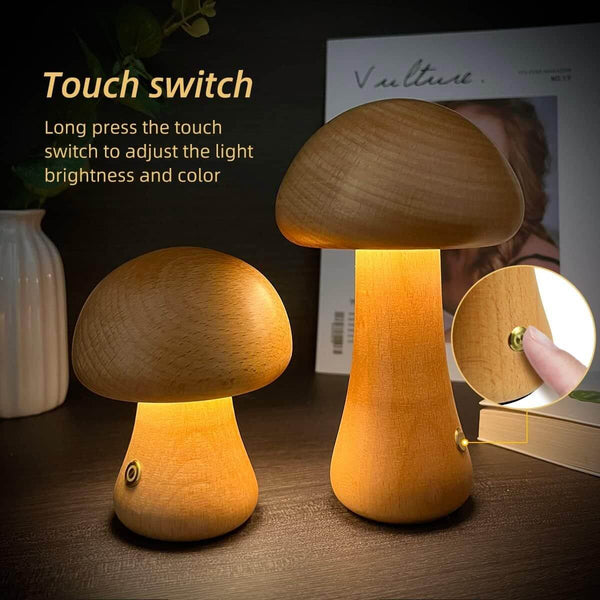 Home Decor Mushroom LED Night Light